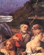 BRONZINO, Agnolo Adoration of the Shepherds (detail) d Spain oil painting artist